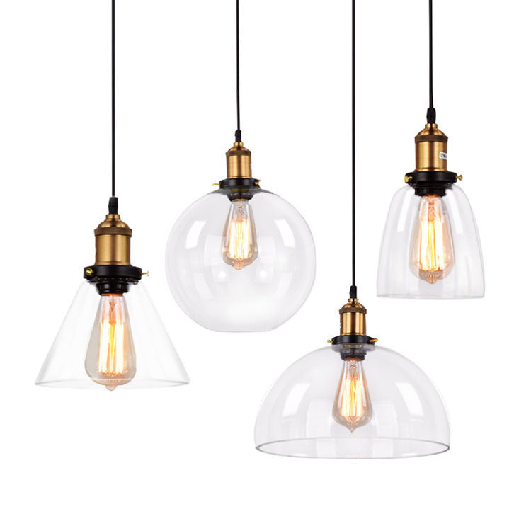 Nordic Retro Glass Pendant Chandelier