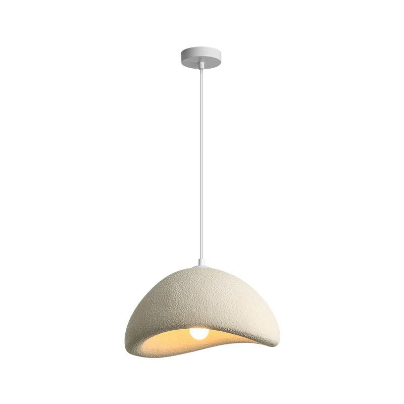 Wabi-sabi style cream living room chandelier