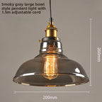 Nordic Retro Glass Pendant Chandelier