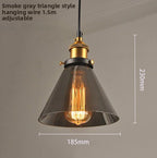 Nordic Retro Glass Pendant Chandelier