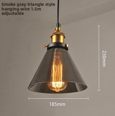 Nordic Retro Glass Pendant Chandelier