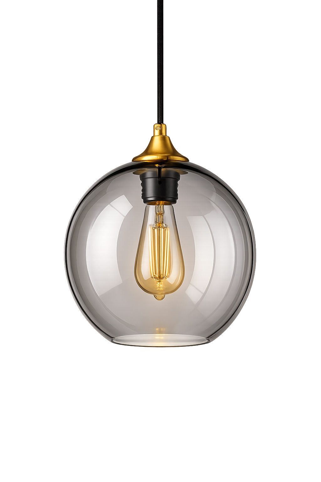 Nordic Glass Ball Chandelier for Bedroom and Dining Room