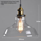 Nordic Retro Glass Pendant Chandelier