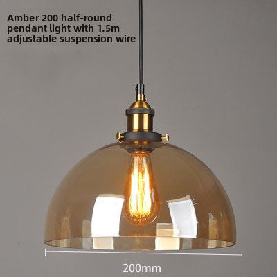 Nordic Retro Glass Pendant Chandelier