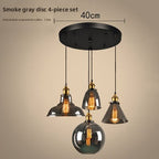 Nordic Retro Glass Pendant Chandelier