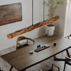 Wood Chandelier LED Hanging Light