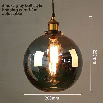 Nordic Retro Glass Pendant Chandelier