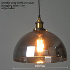 Nordic Retro Glass Pendant Chandelier