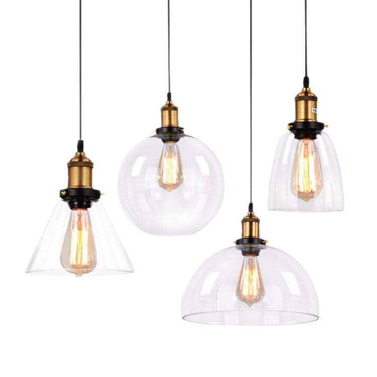 Nordic Retro Glass Pendant Chandelier