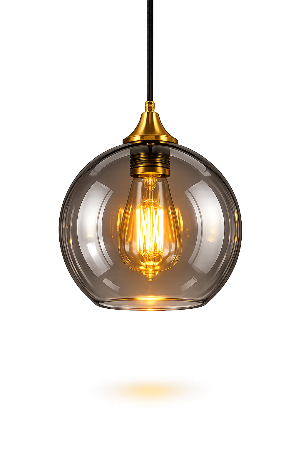 Nordic Glass Ball Chandelier for Bedroom and Dining Room