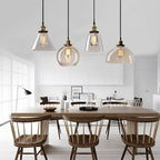 Nordic Retro Glass Pendant Chandelier