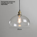 Nordic Retro Glass Pendant Chandelier