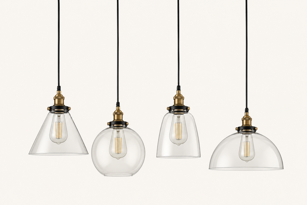 Nordic Retro Glass Pendant Chandelier