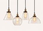 Nordic Retro Glass Pendant Chandelier