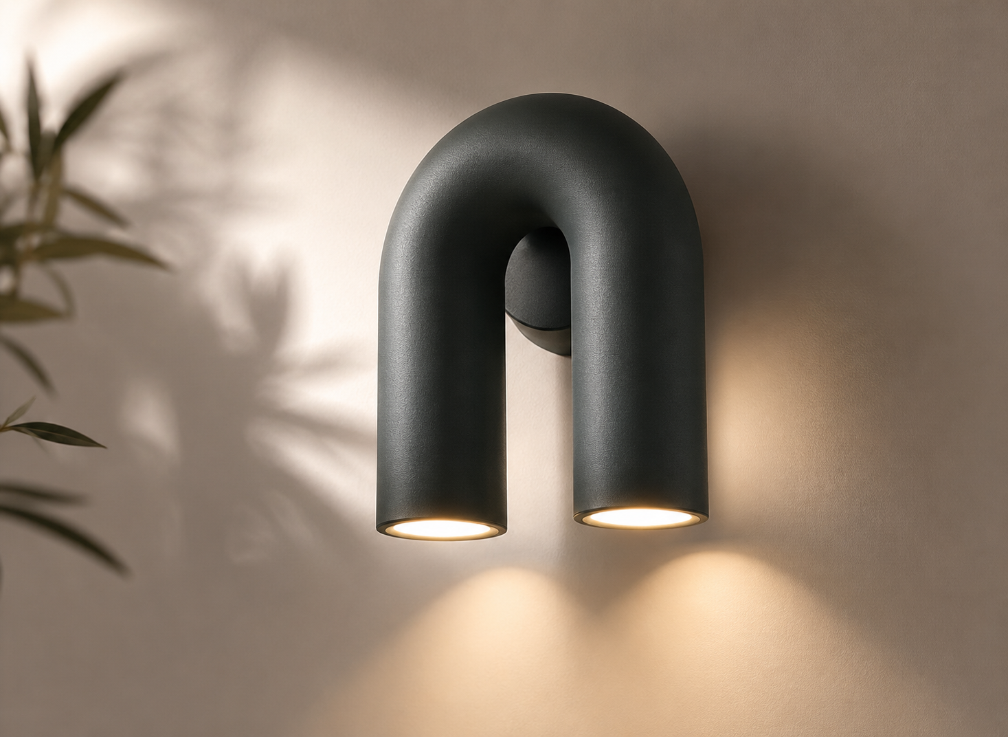 Modern U-Shaped LED Chandelier
