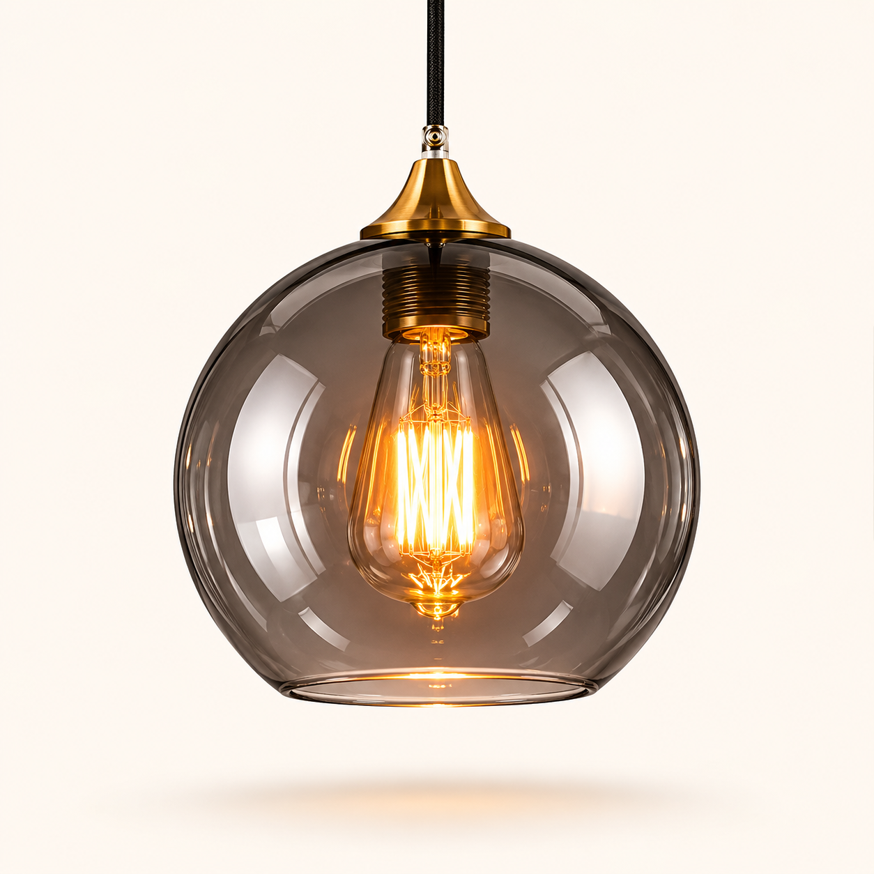 Nordic Glass Ball Chandelier for Bedroom and Dining Room